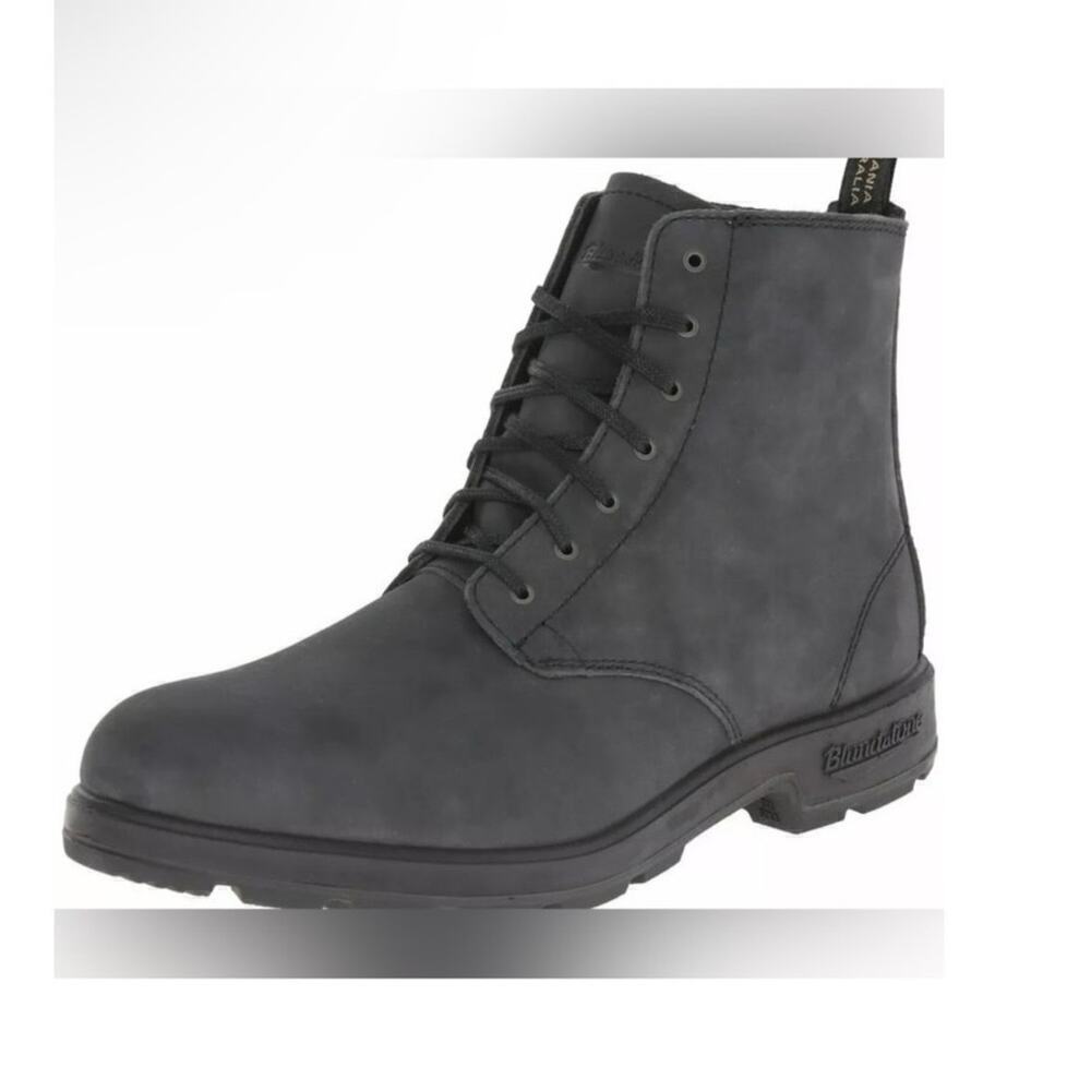 NWT Blundstone 1931 Grey Leather Lace Up Boots Size 3.5AUS6.5 US